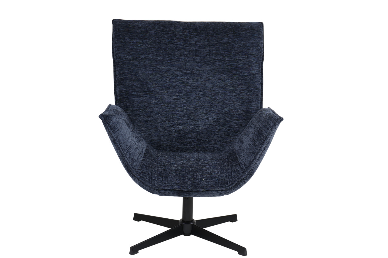 Кресло Hyfel темно-синий шенилл