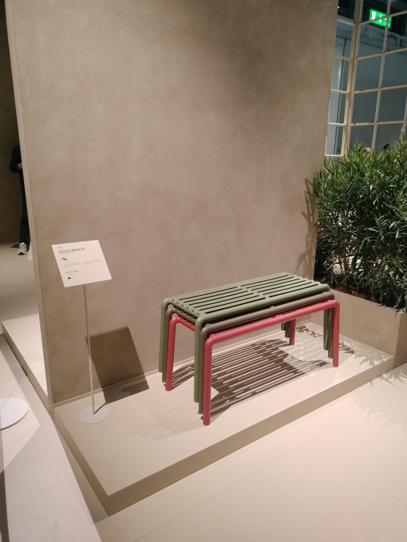 Скамья пластиковая Doga Bench мятный