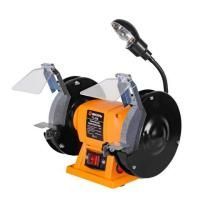 Точильный станок ВИХРЬ ТС-200, 200 Вт, 2950 об/мин, круг 150х16 мм, подсветка, защитный экран 72/7/2