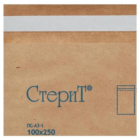 Пакет крафт самокл. ВИНАР СТЕРИТ, комплект 100 шт., для ПАР/ВОЗД стерилизации, 100х25, 35