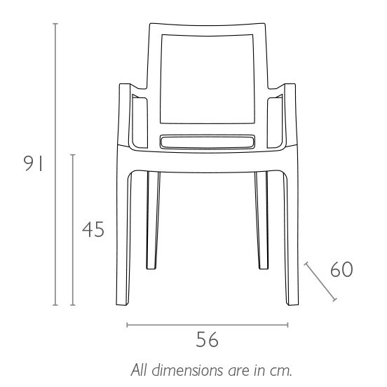 Кресло прозрачное Arthur прозрачный