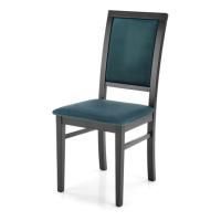 Стул Halmar Sylwek1, черный, зеленый