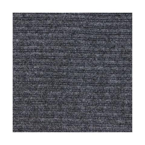 Коврик входной ворсовый влаго-грязезащитный 120х150 см, толщина 7 мм, серый, VORTEX, 22099, 24201, 22099/24201