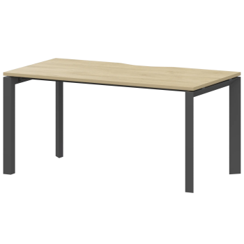 Стол на металлокаркасе Аргентум-МП НТМП.П-140 Баттл Рок/Антрацит