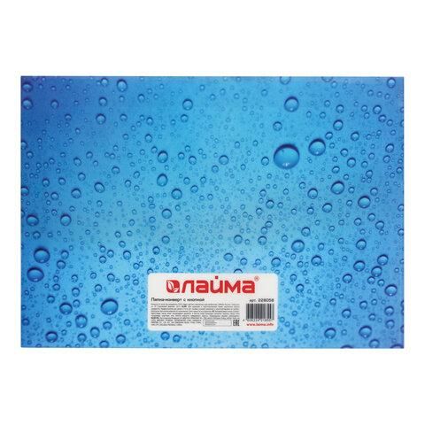 Папка-конверт с кнопкой LAIMA, А4, 160 мкм, до 100 листов, цветная печать, 228058