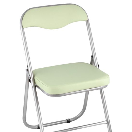 Стул складной Джон, металлик, мятно-зеленый
