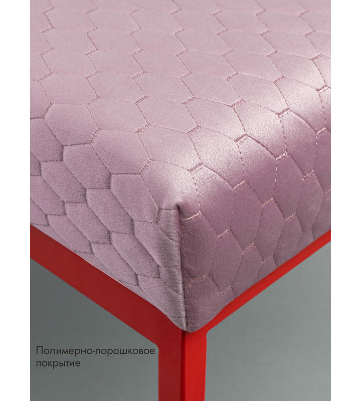 Банкетка Марсей 40-44 (розовый/красный)