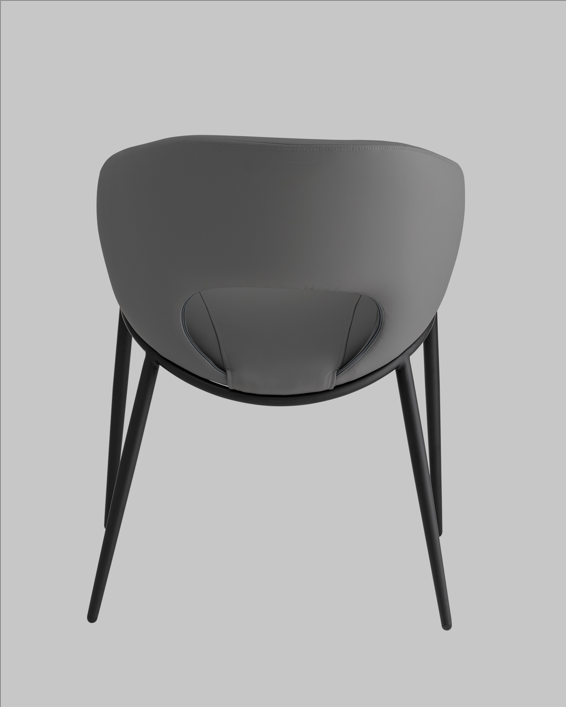 Стул Вивьен экокожа серый