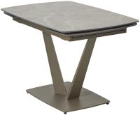Стол ALATRI 120 MATT LATTE STONE SOLID CERAMIC / TAUPE, ®DISAUR