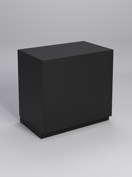 Прилавок "ТОРГОВЫЙ" №1-ДП, Черный