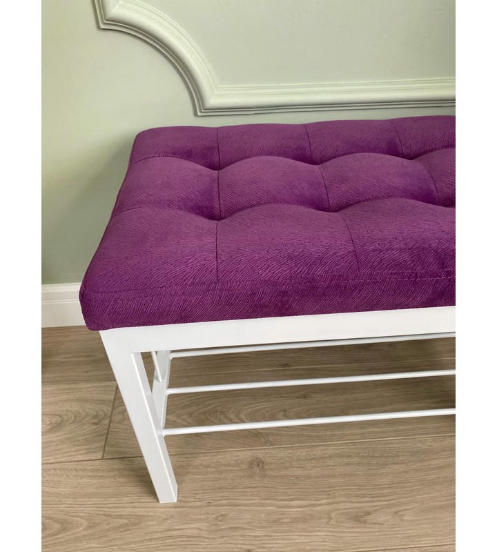 Банкетка Сканди-60 (фиолетовый/белый)