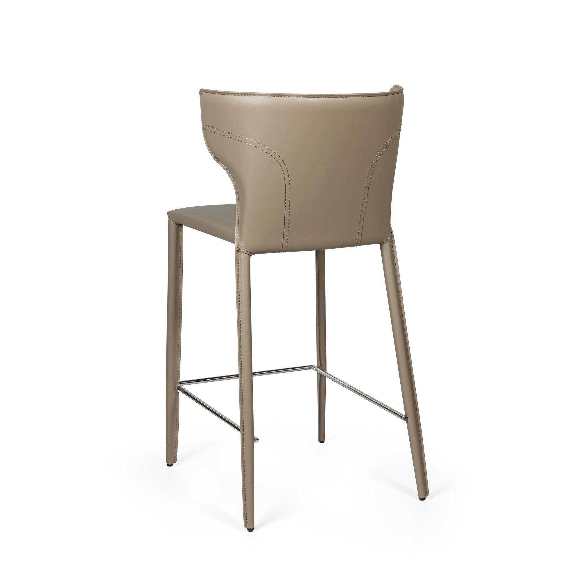 Стул полубарный Аустин, кожа нуга