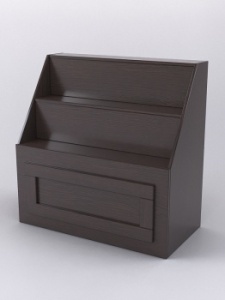 Прилавок-горка "ОРНАМЕНТ" №1, Дуб Венге