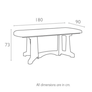 Стол пластиковый обеденный Tables белый