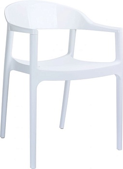Кресло пластиковое Carmen белый
