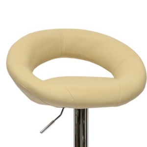 Барный стул Эссель, бежевая кожа