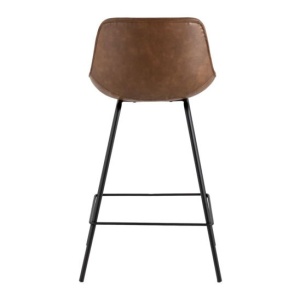 Стул полубарный Texas, экокожа коричневый