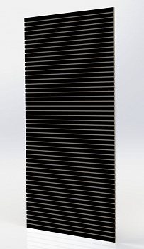 EMP-1224/50/47 Экономпанель ламинированная, шагрень, чёрная шаг 50 мм