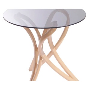 Столик кофейный Apriori V, береза/ прозрачный