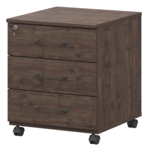 Тумба мобильная с центральным замком Приоритет К-923 Дуб апрель