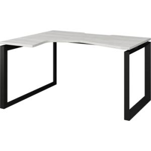 Стол эргономичный левый на металлокаркасе Аргентум-МП НТМП.О-040.ЛВ Сосна винтер/Антрацит