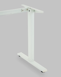 Подстолье для стола с электроприводом и регулировкой высоты, 1 мотор, память 3 уровня высоты, белый