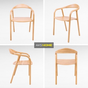 Стул Био, покрытие бесцветное, массив дуба