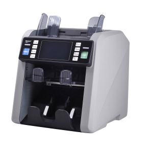Счетчик банкнот с детектором подлинности MERTECH C-200 DOUBLE CIS MG touch screen