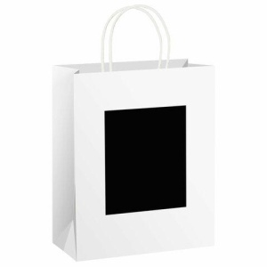 Пакет подарочный КОМПЛЕКТ 7 штук, 26x13x32 см, скретч-слой + стилус, "White Kraft", ЗОЛОТАЯ СКАЗКА, 591969