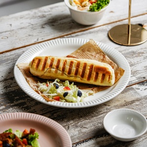 Блюдо MULIN, керамика, белый, d26.5*3см