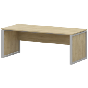 Стол руководителя Аргентум-М НТМ-180 Баттл Рок/Металлик