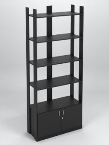 Стойка из ДСП №4А серии "ЭКОНОМ", Черный