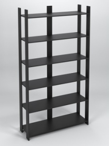 Стойка из ДСП №6 серии "ЭКОНОМ", Черный