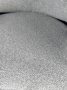 Стул ДИЛЛ, цвет  Lana 80 серый, ткань / черный каркас