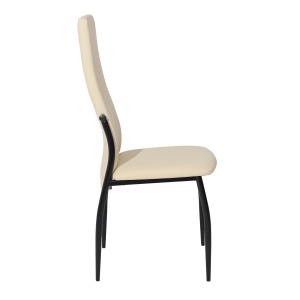 Стул Denver, кремовый, экокожа