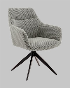 Стул обеденный Enid серо-зеленый ткань Sonic