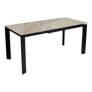 Стол Corner 120 глянцевый, ATHENS BROWN SINTERED STONE / BLACK