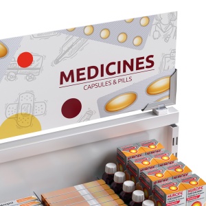 Алюминиевый держатель вывесок на магнитах ALU-BOARD-MGT