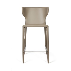 Стул полубарный Аустин, кожа нуга