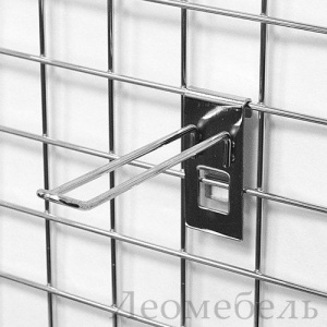 FG302 Еврокрючок 200мм хром для хромированной сетки