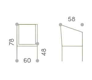 Кресло плетеное с подушкой Soho красный