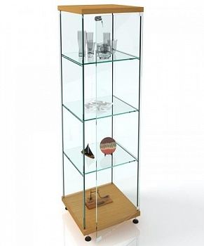 витрина стеклянная демонстрационная