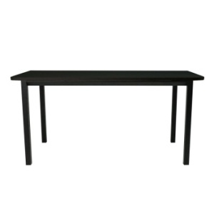 Стол офисный LuxAlto LA-T33-ST45 черный/черный ЛДСП 160*70*2.5, 2 скругл. угла