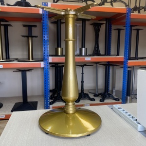 Основание "золотое" чугунное серия Гранада, стандартной высоты для ресторанов и баров, арт 3005G