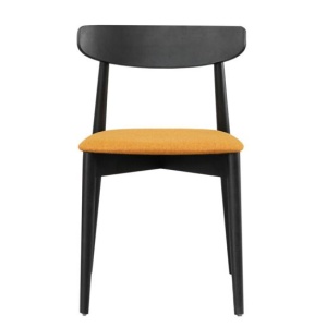 Стул Роквелл, рогожка Шерлок 520, каркас морилка чёрная