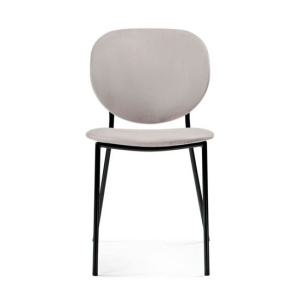 Стул Саранда серый / черный глянец