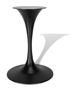 Подстолье для стола стальное круглое черное, для кафе, серия Tulip, модель 4029