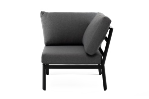 "Париж" модуль диванный алюминиевый угловой