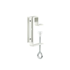 Струбцина CLAMP HOLDER-L90 с вертикальным П-держателем вывесок и отгибом