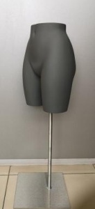 F09432 Манекен женское бедро, на подставке H=550-950 мм объем 90 см